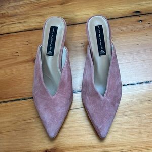 Steven suede kitten heel